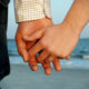 engagement photos, holding hands